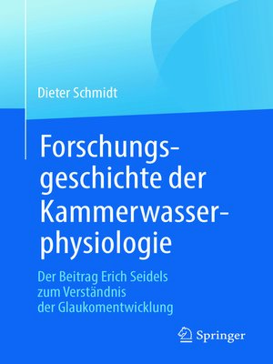 cover image of Forschungsgeschichte der Kammerwasserphysiologie